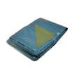 Bâche plastique 4x5 m bleue et verte 150g/m² - bâche de protection polyéthylène