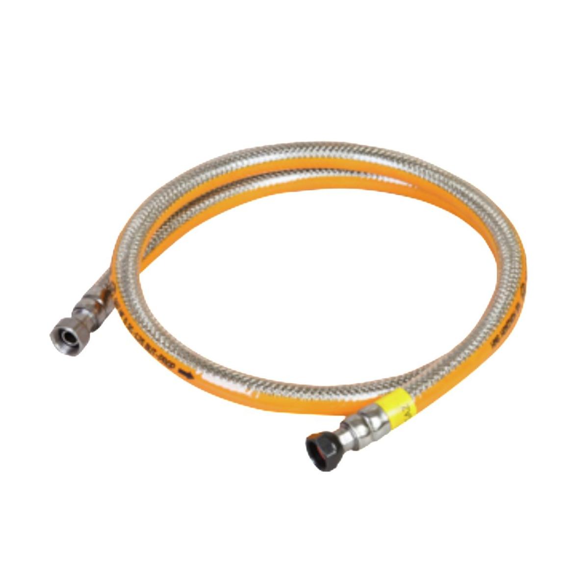 Tuyau gaz 1.50m Butane/Propane Garantie à vie INOX Flexible Kemper