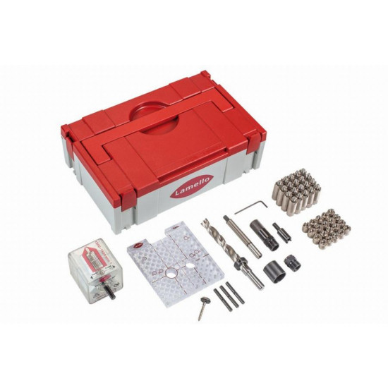 Mallette système INVIS MX2 LAMELLO avec 20 VIS de liaison + Boulon - I6100300