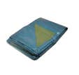 Bâche plastique 10x15 m bleue et verte 150g/m² - bâche de protection polyéthylène