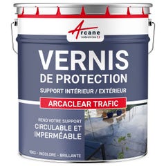 Vernis de protection circulable pour béton et carrelage - ARCACLEAR TRAFIC - 10 kg - - ARCANE INDUSTRIES