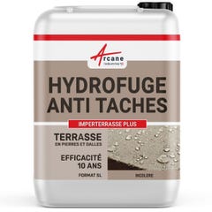 Hydrofuge Terrasse - Imperméabilisant Solvanté - IMPERTERRASSE PLUS - 5 L (environ 30 m²) - - ARCANE INDUSTRIES 0