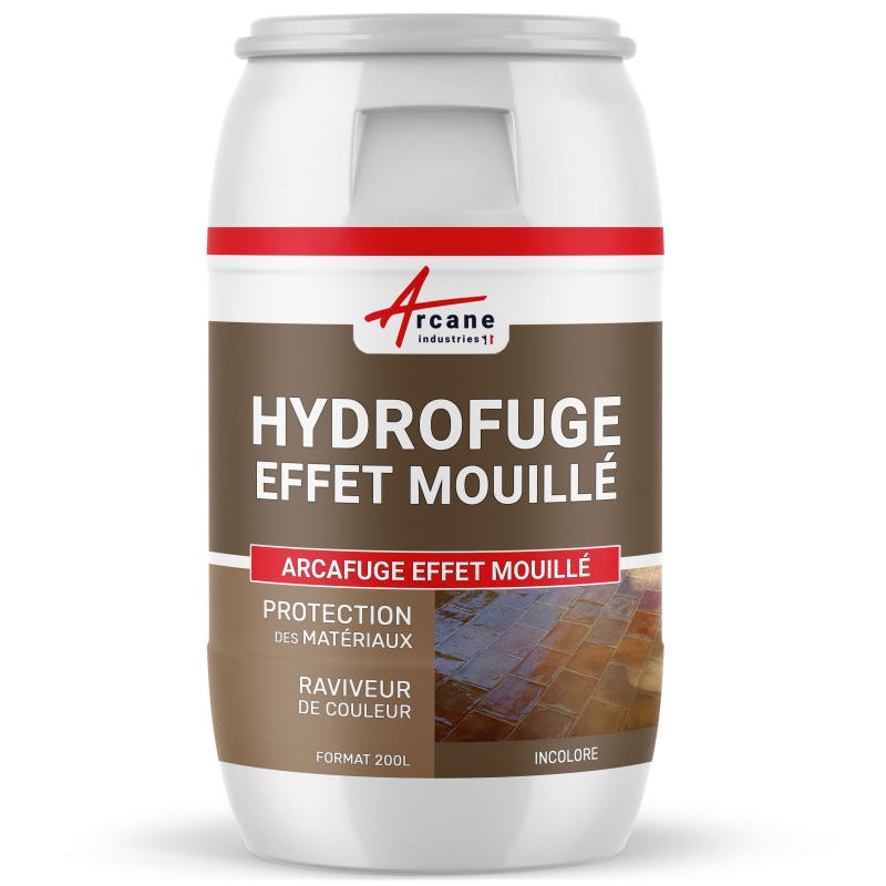 Hydrofuge Terrasse - Imperméabilisant Effet Mouillé - ARCAFUGE EFFET MOUILLÉ - 1 L (jusqu'à 10m²) - - ARCANE INDUSTRIES 4