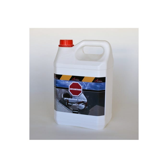 Retardateur prise ciment béton - ARCARETARD - 5 L (6 kg) - Liquide - ARCANE INDUSTRIES 2