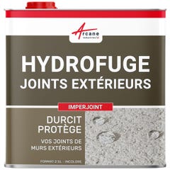 Hydrofuge joint extérieur / Durcisseur joint farinant et friable - IMPERJOINT - 2.5 L (jusqu'à 12.5 m²) - - ARCANE INDUSTRIES 4