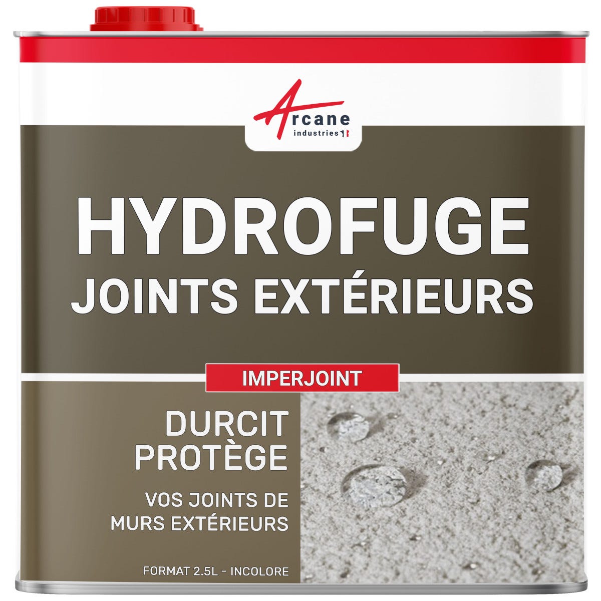 Hydrofuge joint extérieur / Durcisseur joint farinant et friable - IMPERJOINT - 2.5 L (jusqu'à 12.5 m²) - - ARCANE INDUSTRIES 0