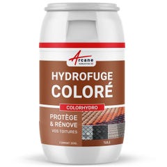 Hydrofuge Coloré Tuile et Toiture - COLORHYDRO - 5 L (jusqu'à 20 m²) - Tuile - RAL 8004 - ARCANE INDUSTRIES 5
