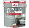 PEINTURE BAIGNOIRE LAVABO - Résine Époxy Rénovation baignoire, lavabo - 1 kg (jusqu'à 3 m² en 2 couches) - RAL 3013 - Rouge Tomate