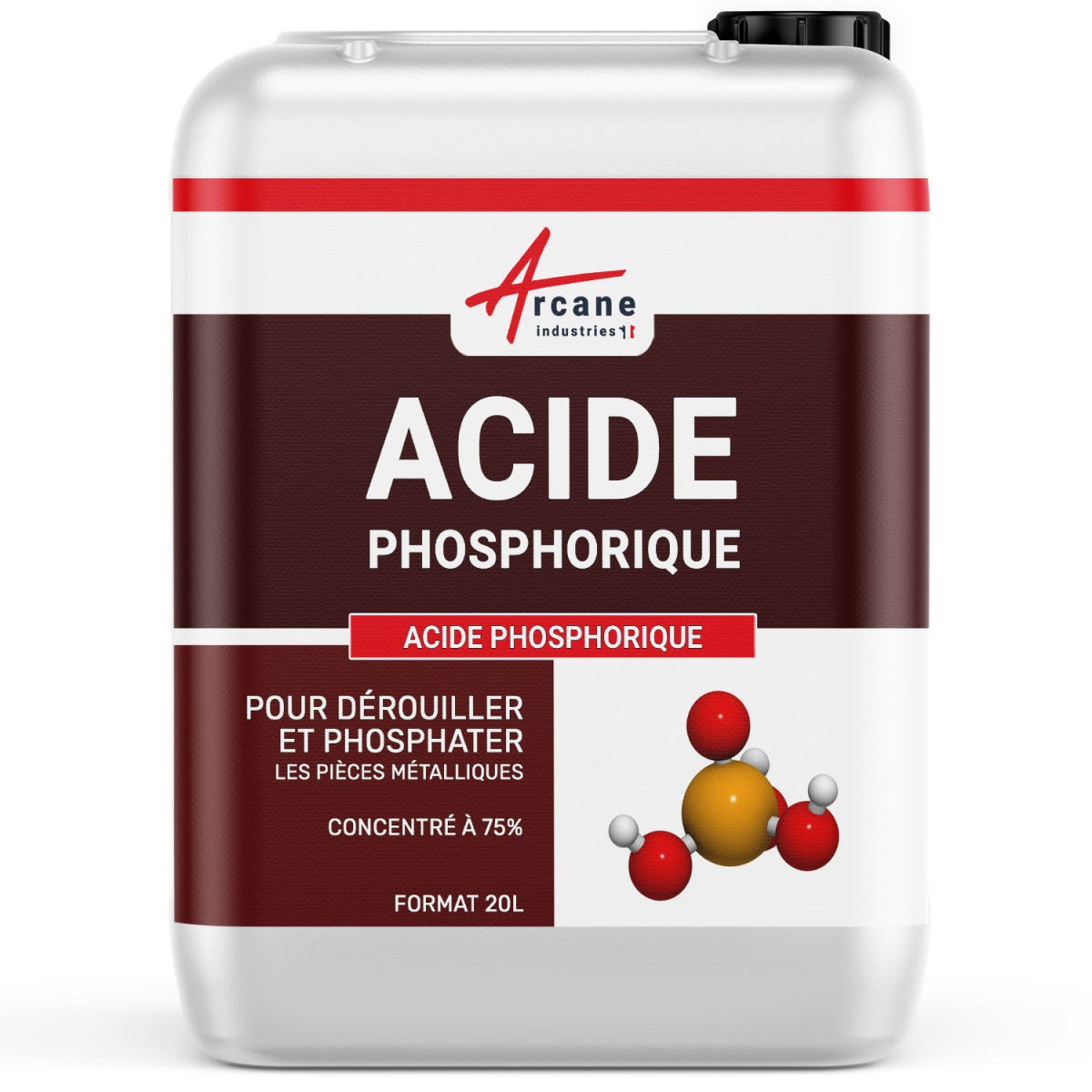 Acide Phosphorique haute concentration - ACIDE PHOSPHORIQUE - 5 L - - ARCANE INDUSTRIES 1