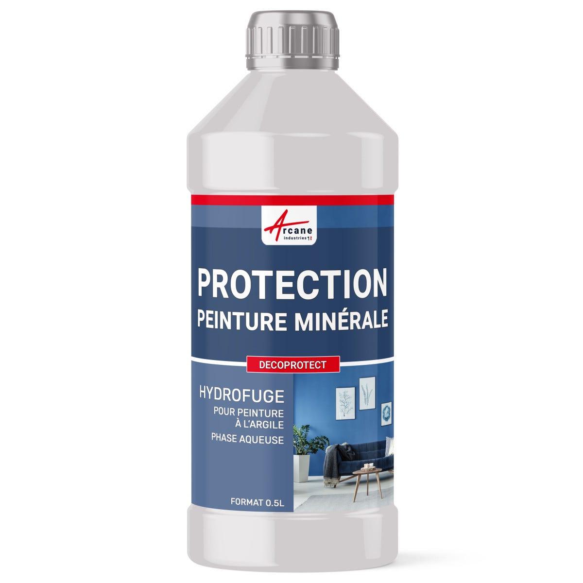 Protection & Imperméabilisant peinture argile & chaux - DECOPROTECT - 0.5 L - - ARCANE INDUSTRIES 0