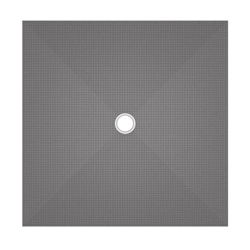 Receveur carré Wedi Fundo Primo écoulement centré 1000x1000x40mm