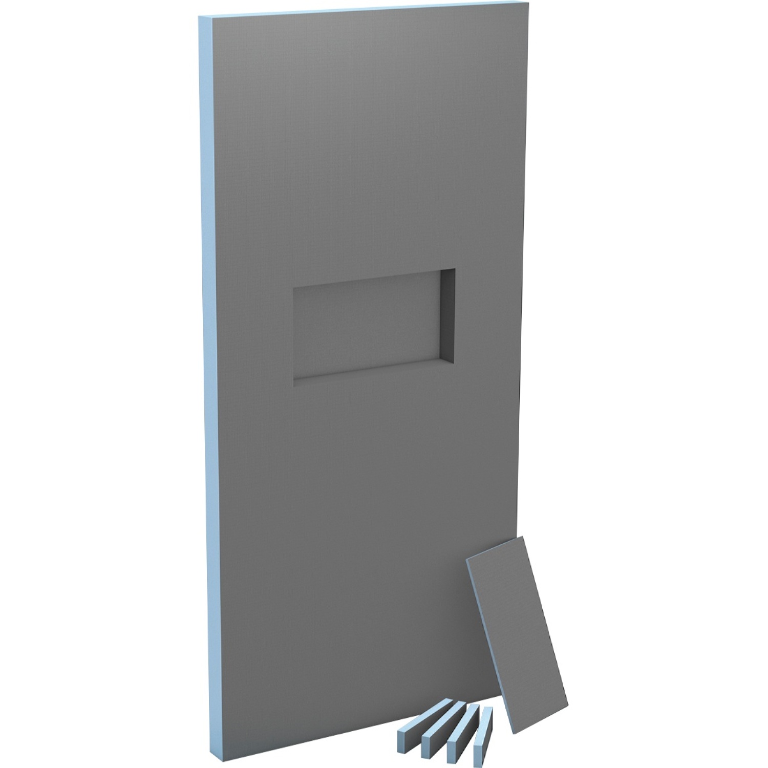 Cloison XL Sanwell Wedi + niche intégrée 60/30 2500x900x100mm