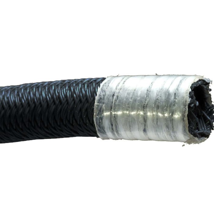 Sandow élastique Noir 25 mètres - Qualité PRO TECPLAST 9SW - Tendeur pour bâche de diamètre 9 mm 1