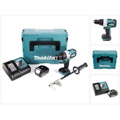 Makita DDF 481 RT1J Perceuse visseuse sans fil 18V 115 Nm + 1x Batterie 5,0Ah + Chargeur + Makpac 2 4