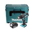 Makita DHP 482 T1J Perceuse visseuse à percussion sans fil 18 V 62 Nm + 1x Batterie 5,0 Ah + Makpac - sans chargeur