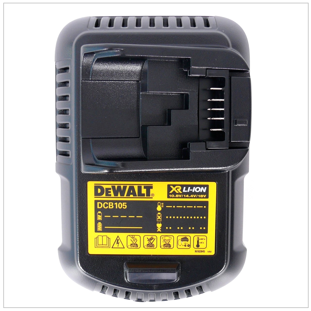 DeWalt Starter Kit DCB105P3-QW 18V - 3x Batteries DCB 184 5,0 Ah + Chargeur DCB 115 3