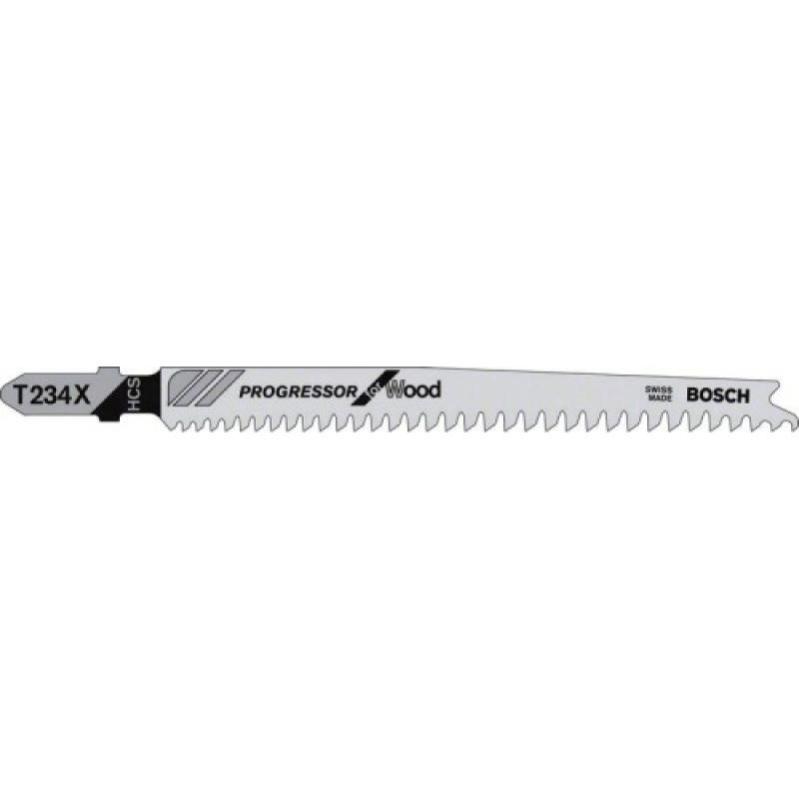 Lames de scies sauteuses pour le bois T234X, boîte de 100 lames