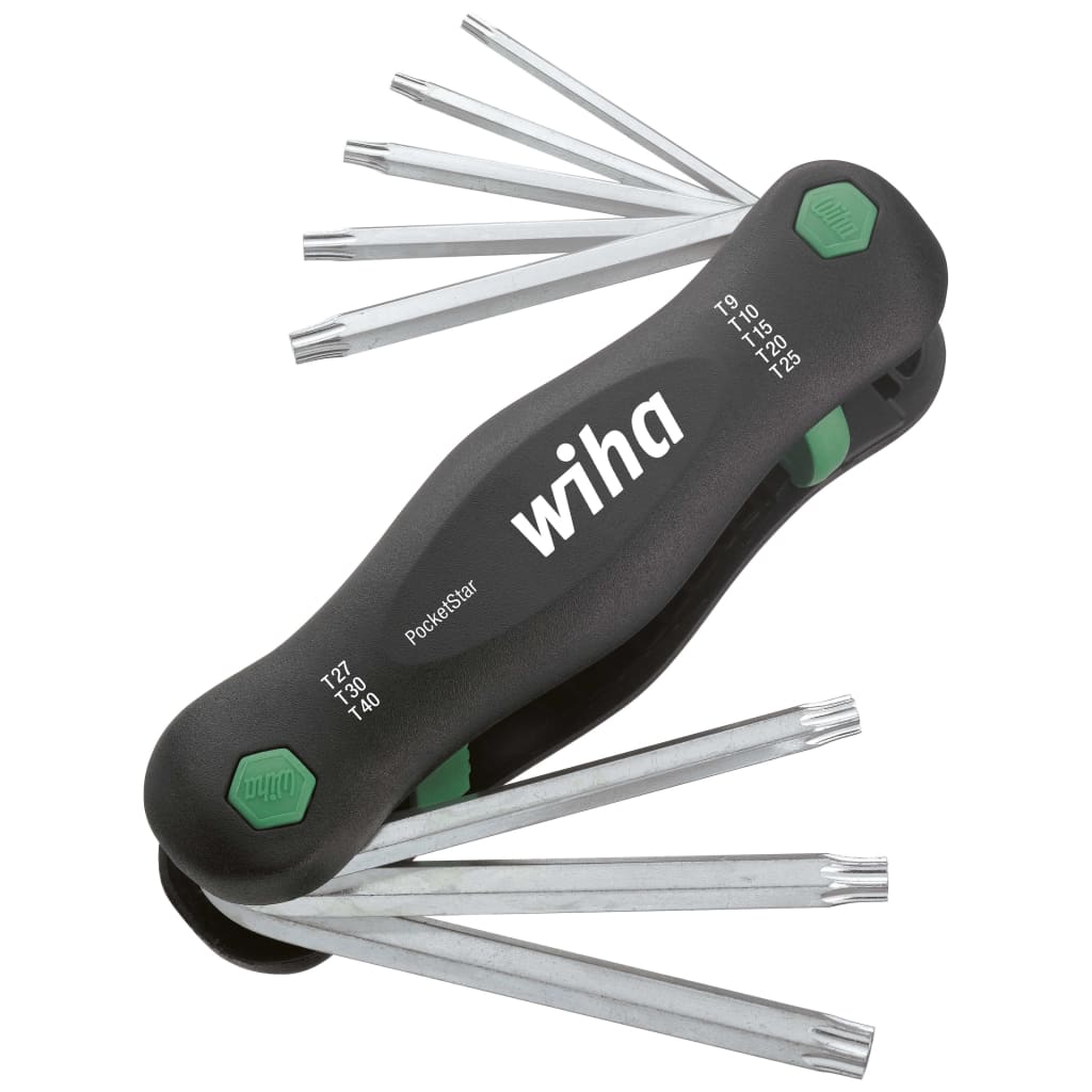 Jeu de 8 clés mâles PocketStar Torx WIHA - 23049