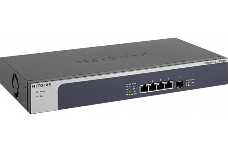 Switch Ethernet NETGEAR 4 Ports RJ45 10 Gigabit + 1 SFP+ XS505M