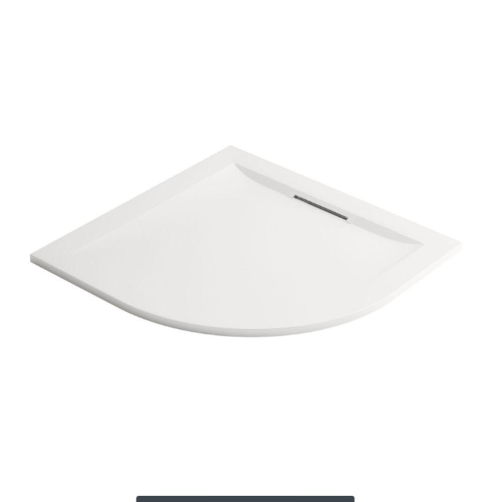 Receveur de douche Flight Pure quart de rond, sans ressaut Haut de gamme, 90 x 90, adherence / classe C / PN24