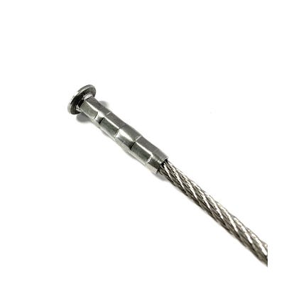 Kit 1m50 câble inox 4mm serti articulé + tendeur articulé inox ❘ Bricoman