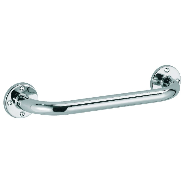 Barre de relèvement droite laiton chromé Diam 25 mm 300mm Pellet