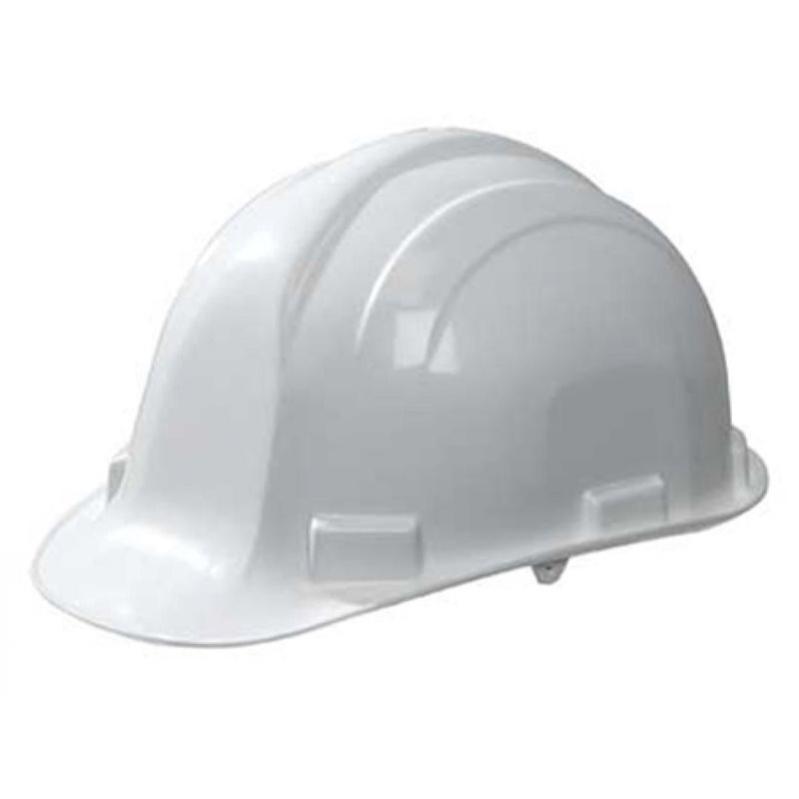 Outifrance - Casque de chantier à têtière réglable blanc