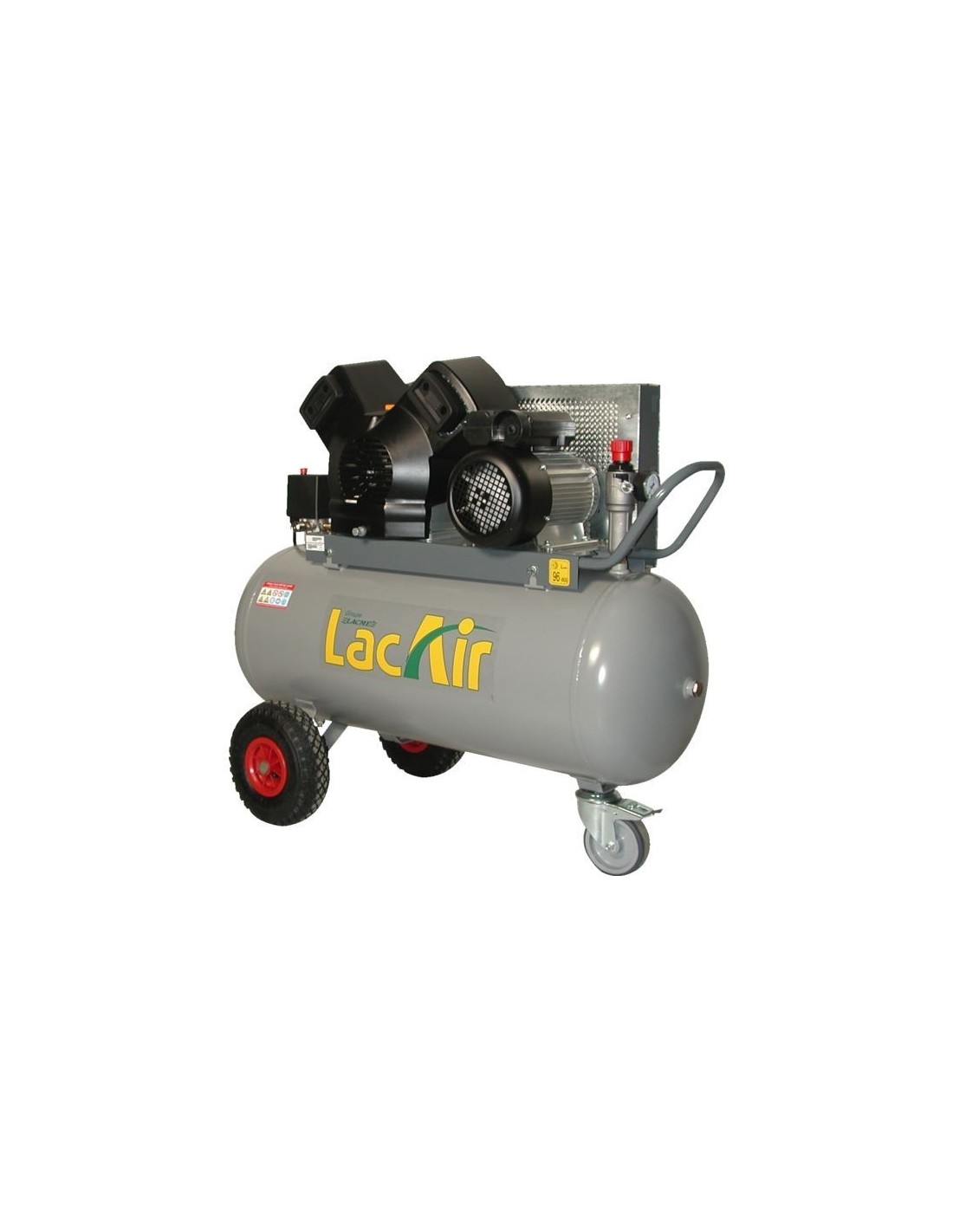 Compresseur twinair 23/100m 100l 23m³/h mono 3cv lacme - 462300