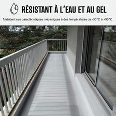 Résine d'étanchéité - réparation terrasse - 5 m², circulation publique, support poreux - Transparent - Finition Brillante - ARCANE INDUSTRIES 2