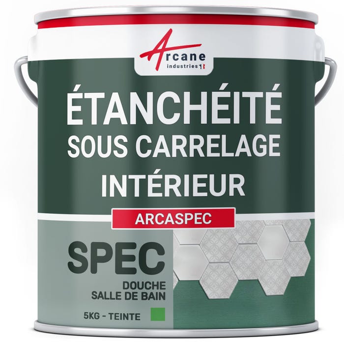 Etanchéité sous carrelage - SPEC étanchéité pour salle de bain / douche - ARCASPEC - 5 kg - - ARCANE INDUSTRIES 5