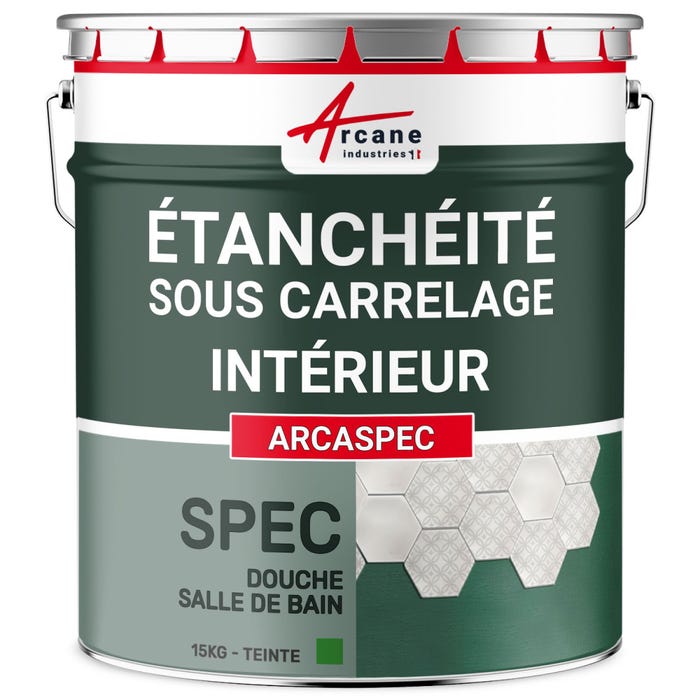 Etanchéité sous carrelage - SPEC étanchéité pour salle de bain / douche - ARCASPEC - 15 kg - - ARCANE INDUSTRIES 0