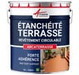 Résine Etanchéité Terrasse Circulable - Peinture / Résine Colorée - ARCATERRASSE - 10 L - Vert Provence - ARCANE INDUSTRIES