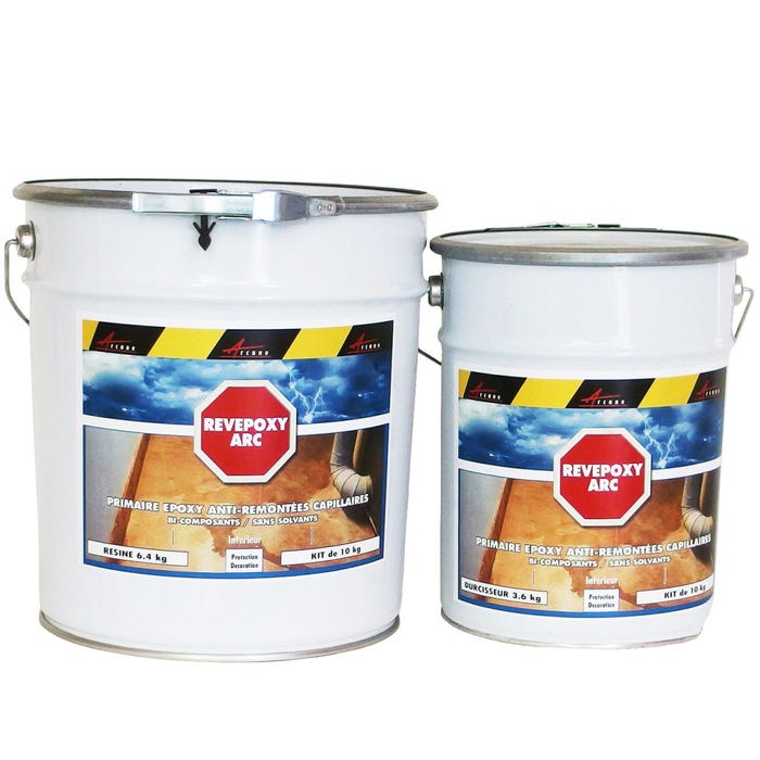 Peinture epoxy anti remontées capillaires humidité - REVEPOXY ARC - 10 kg - - ARCANE INDUSTRIES 4