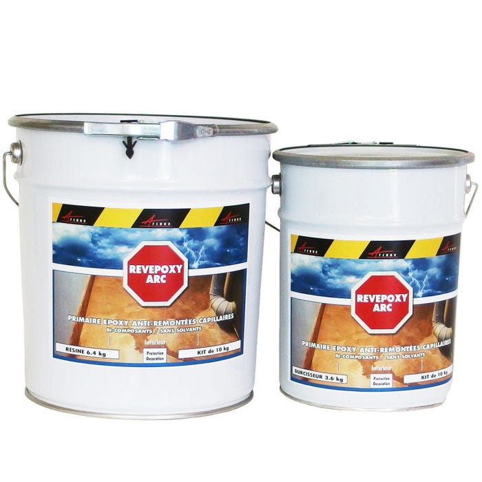 Peinture epoxy anti remontées capillaires humidité - REVEPOXY ARC - 10 kg - - ARCANE INDUSTRIES 2