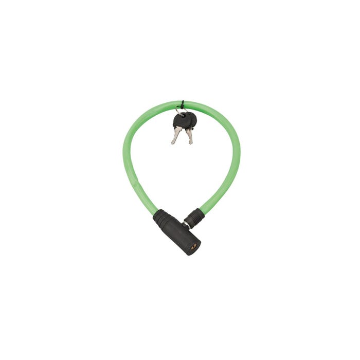 THIRARD - Antivol à clé Twisty, câble acier, vélo, 5mmx0.5m, 2 clés 6