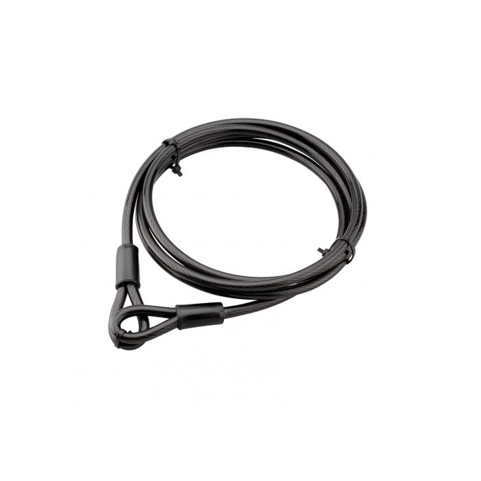 THIRARD - Câble antivol Twisty, vélo, abris de jardin, Ø 8, 2.00m, acier gaine PVC 0