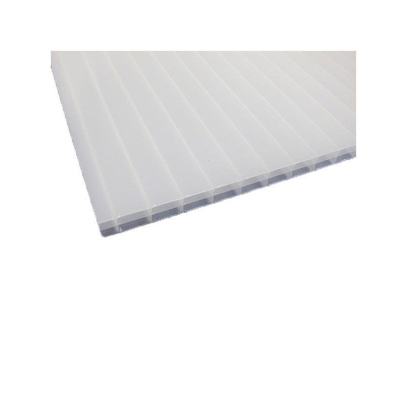 Plaque alvéolaire polycarbonate translucides 300 x 100 cm, ép.16 mm (vendue  à la plaque)