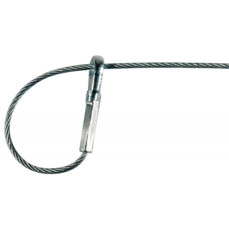 Câble acier avec oeillet et serre-câble WIS - Sachet de 10 - Câble acier avec oeillet et serre-câble WIS - Diamètre câble acier : 2 mm - sachet de 1