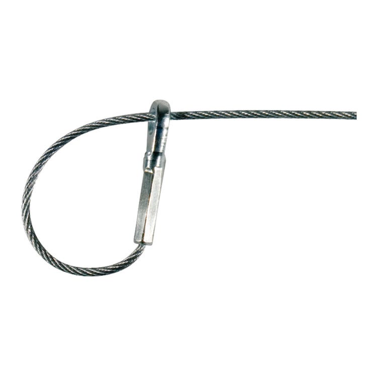 Câble acier avec oeillet et serre-câble WIS - Sachet de 10 - Câble acier avec oeillet et serre-câble WIS - Diamètre câble acier : 2 mm - sachet de 2