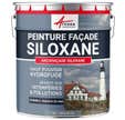 Peinture Facade Siloxane Hydrofuge - ARCAFACADE SILOXANE - 10 L (+ ou - 60 m² en 1 couche) - Gris Bleu - RAL 7000