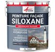 Peinture Facade Siloxane Hydrofuge - ARCAFACADE SILOXANE - 10 L (+ ou - 60 m² en 1 couche) - RAL 9003 - Blanc