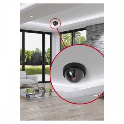 Caméra de surveillance factice dôme compacte