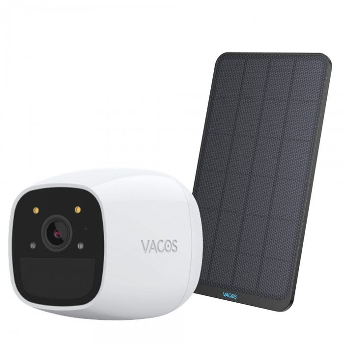 Lifebox caméra wifi vacos avec vision nocturne et panneau solaire 0