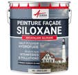 Peinture Facade Siloxane Hydrofuge - Arcafacade Siloxane - Gris Clair - Ral 9002 - 10l (+ Ou - 60m² En 1 Couche)