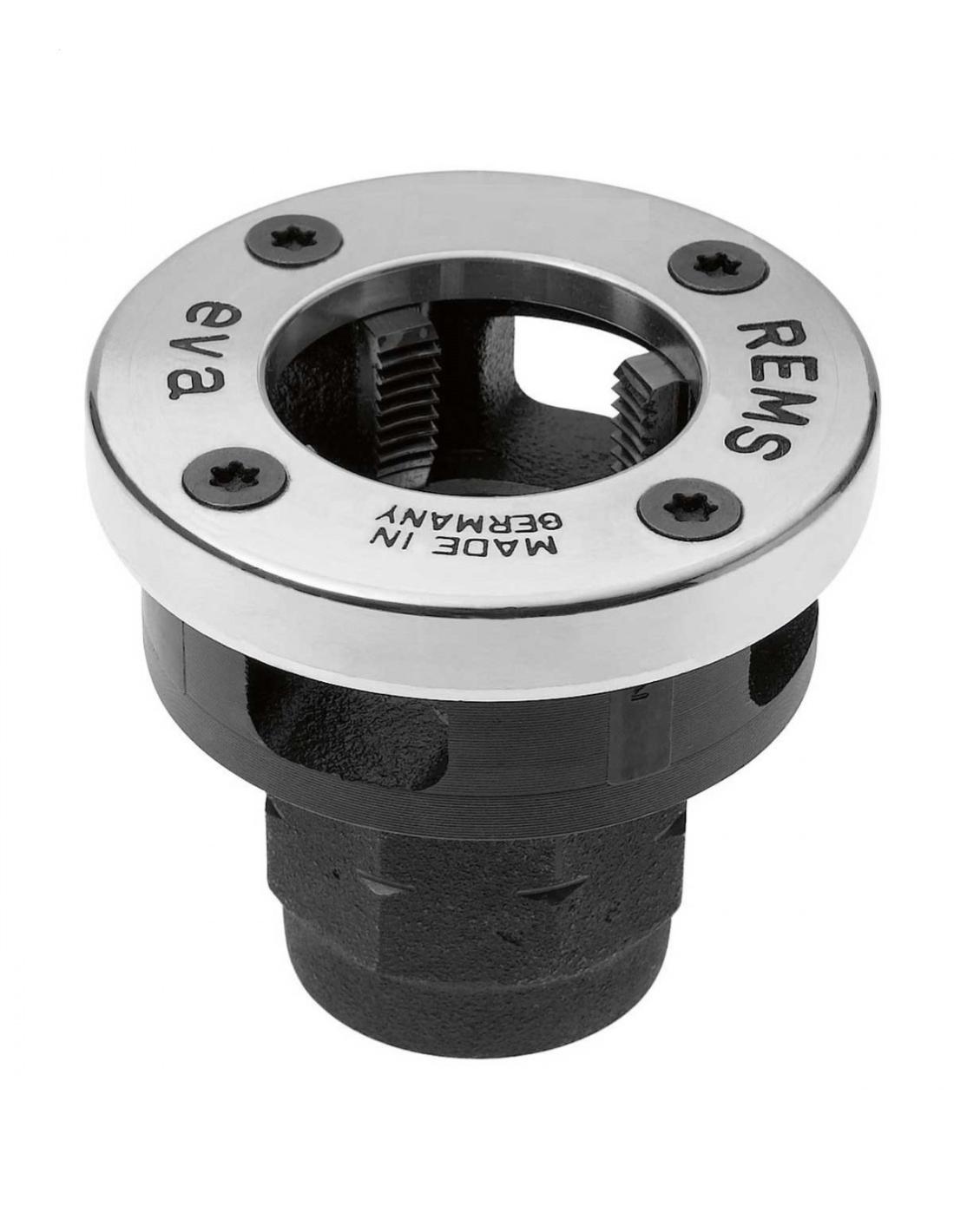 Tête de filetage à changement rapide R 1/2 LH BSPT Conique gauche | 521130 - REMS