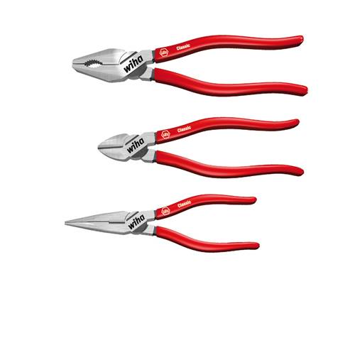 Jeu de pinces Basic, 3 pièces. Wiha 26850