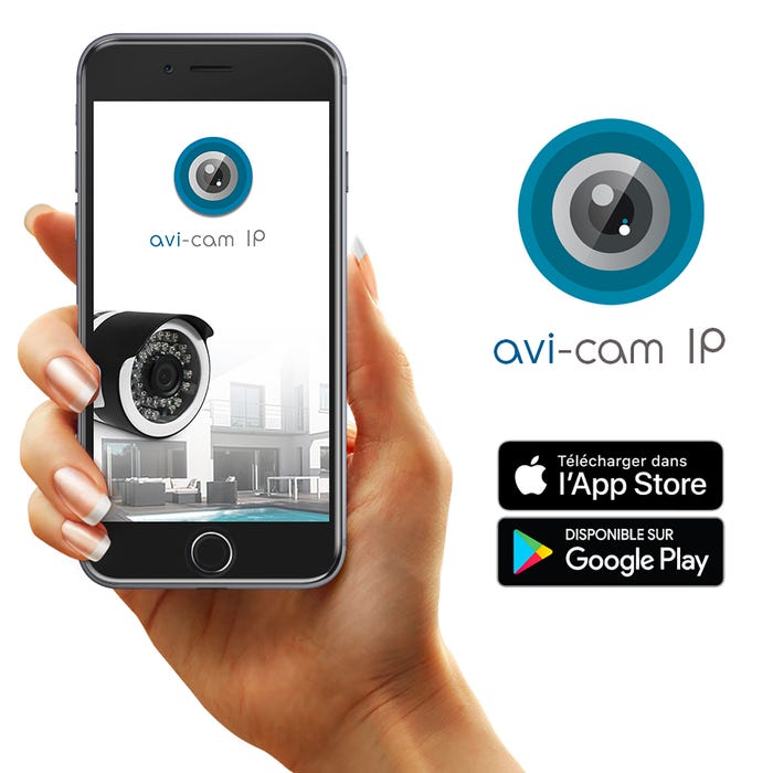 Caméra IP extérieure 720p - application Avi-cam IP - 2
