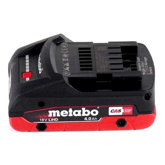 Metabo Basis Set 18V - 2x Batteries LiHD 4,0Ah ( 625367000 ) + Chargeur ASC 55 ( 627044000 ) 1