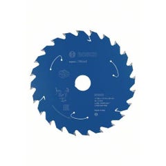 Bosch Lame de scie circulaire Expert pour bois 136 x 1,0 x 20 mm - 24 dents pour bois ( 2608644498 ) 5