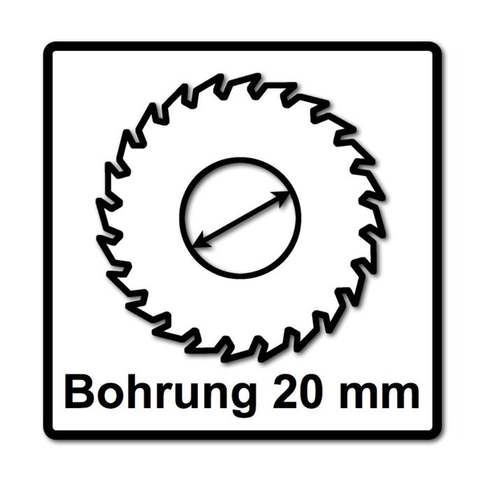 Bosch Lame de scie circulaire Expert pour bois 136 x 1,0 x 20 mm - 24 dents pour bois ( 2608644498 ) 3